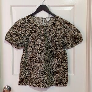 J. Crew Blouse - Cheetah Print